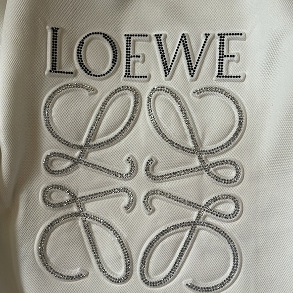 Loewe Cream Women's Crew Neck Sweater - Picture 4 of 4